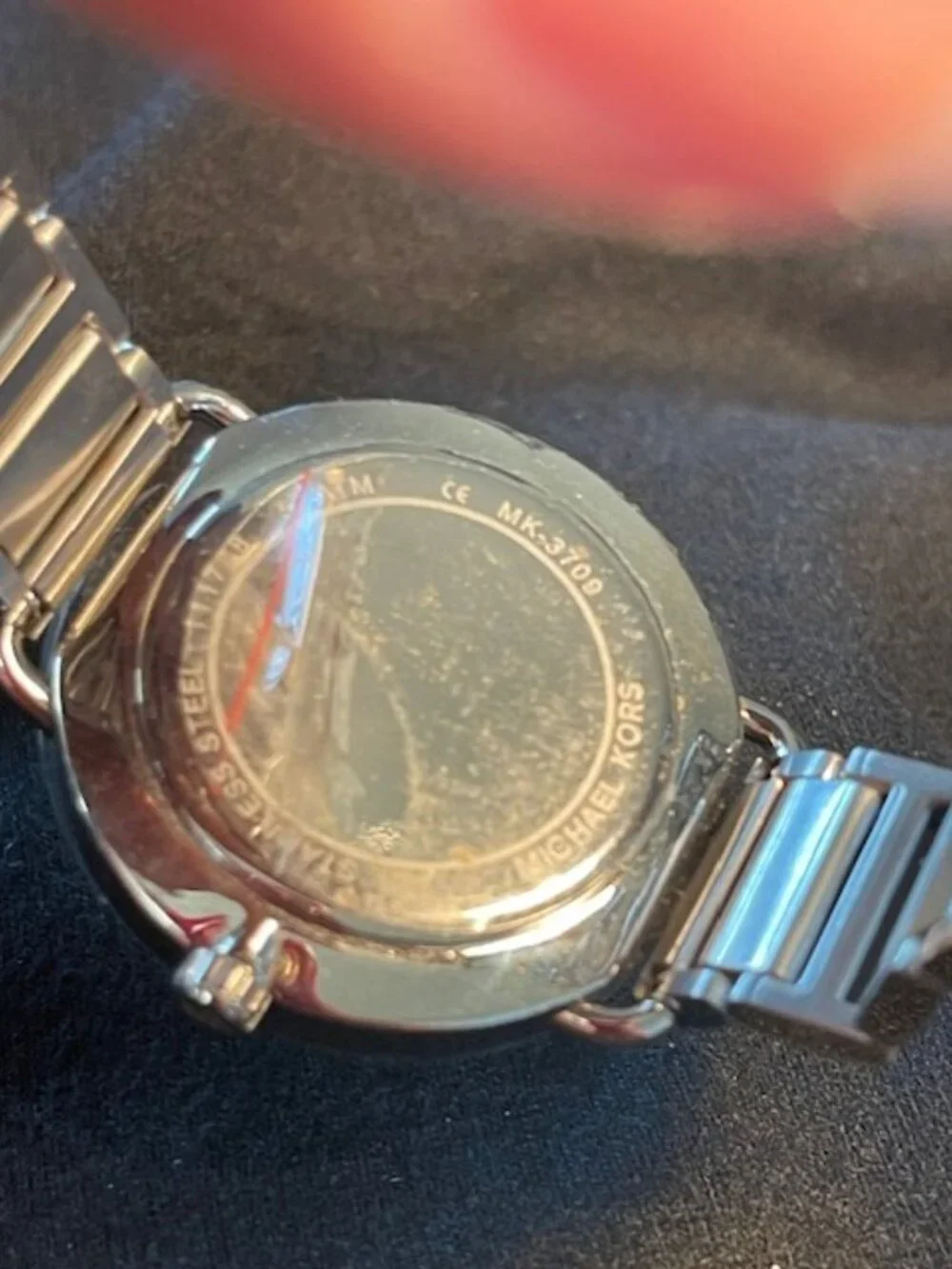 Michael Kors Silver and brushed gold watch